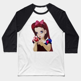 Snow white Baseball T-Shirt